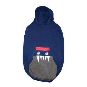 NWT Top Paw Navy Monster Beady Eyes Pullover Sweatshirt Winter Dog L